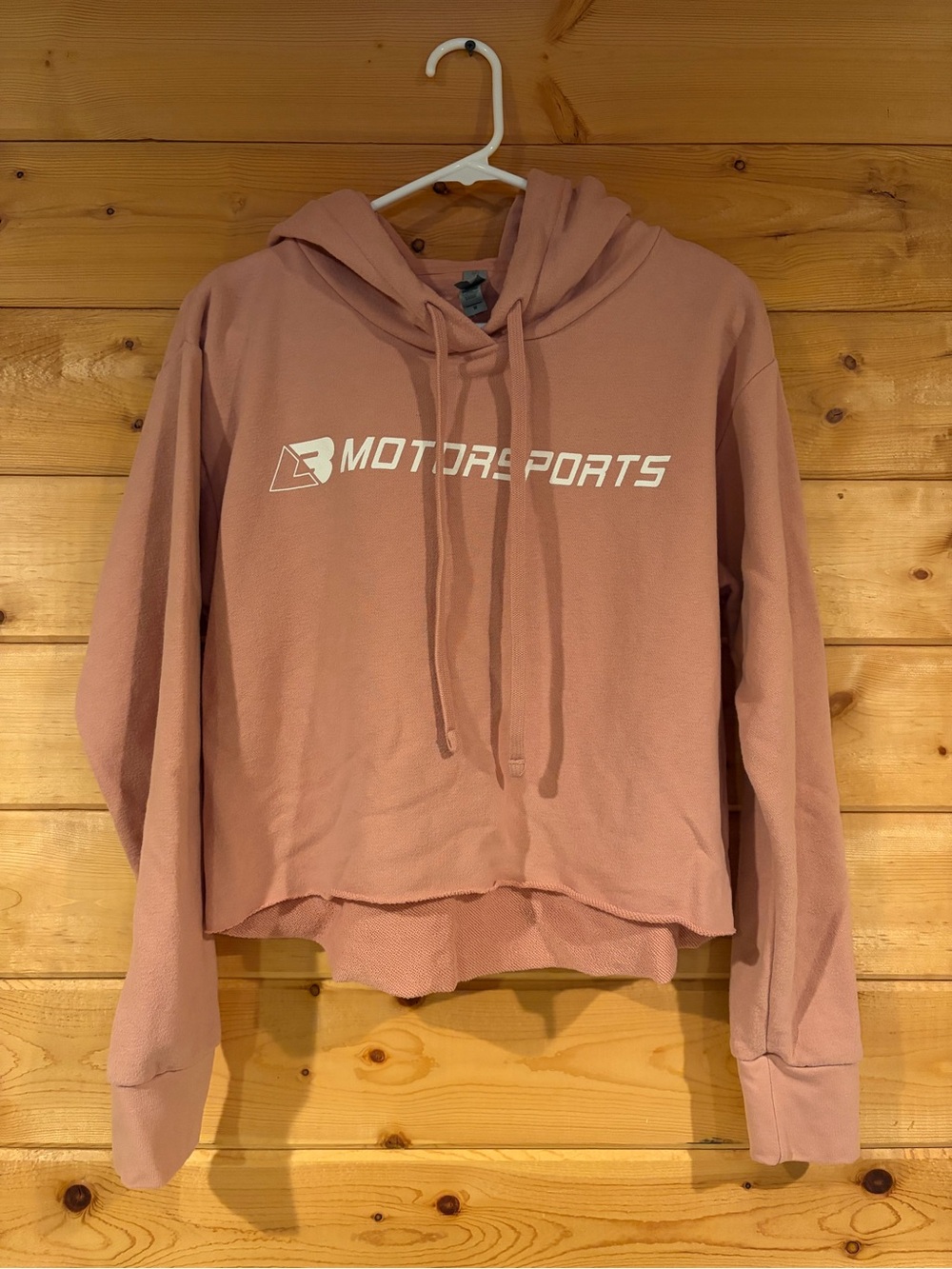 LB Motorsports Women's Dusty Rose Cropped Hoodie